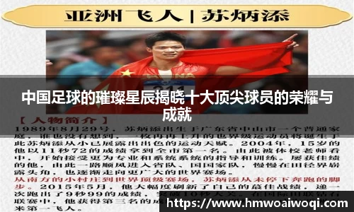 中国足球的璀璨星辰揭晓十大顶尖球员的荣耀与成就